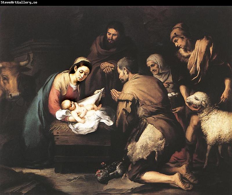 MURILLO, Bartolome Esteban Adoration of the Shepherds zg